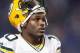 MINNEAPOLIS, MN - OCTOBER 27: Chris Harper #10 of the Green Bay Packers looks on before the game against the Minnesota Vikings on October 27, 2013 at Mall of America Field at the Hubert H. Humphrey Metrodome in Minneapolis, Minnesota. (Photo by Hannah Fos