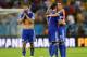 RIO DE JANEIRO, BRAZIL - JUNE 15: (L-R) Sead Kolasinac, Muhamed Besic and Anel Hadzic of Bosnia and Herzegovina react after losing to Argentina 2-1 during the 2014 FIFA World Cup Brazil Group F match between Argentina and Bosnia-Herzegovina at Maracana on