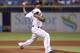 ST. PETERSBURG, FL - JUNE 9: David Price #14 of the Tampa Bay Rays pitches during the first inning of a game against the Seattle Mariners on June 9, 2014 at Tropicana Field in St. Petersburg, Florida. (Photo by Brian Blanco/Getty Images)
