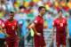 SALVADOR, BRAZIL - JUNE 16: A dejected Cristiano Ronaldo of Portugal looks on during the 2014 FIFA World Cup Brazil Group G match between Germany and Portugal at Arena Fonte Nova on June 16, 2014 in Salvador, Brazil. (Photo by Martin Rose/Getty Images)