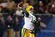 CHICAGO, IL - DECEMBER 29: Aaron Rodgers #12 of the Green Bay Packers passes against the Chicago Bears at Soldier Field on December 29, 2013 in Chicago, Illinois. The Packers defeated the Bears 33-28. (Photo by Jonathan Daniel/Getty Images)