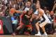 SAN ANTONIO, TX - JUNE 8: Mario Chalmers #15 of the Miami Heat dribbles the ball against the San Antonio Spurs during Game Two of the 2014 NBA Finals on June 8, 2014 at AT&T Center in San Antonio, Texas. NOTE TO USER: User expressly acknowledges and agree
