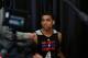 CHICAGO, IL - May 15: NBA draft prospect James Michael McAdoo answers questions during a media circuit at the 2014 Draft Combine on May 15, 2014 at Quest Multisport in Chicago, Illinois. NOTE TO USER: User expressly acknowledges and agrees that, by down