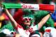 BELO HORIZONTE, BRAZIL - JUNE 21: An Iran fan cheers during the 2014 FIFA World Cup Brazil Group F match between Argentina and Iran at Estadio Mineirao on June 21, 2014 in Belo Horizonte, Brazil. (Photo by Jeff Gross/Getty Images)
