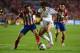 LISBON, PORTUGAL - MAY 24: Juanfran of Club Atletico de Madrid and Marcelo of Real Madrid battle for the ball during the UEFA Champions League Final between Real Madrid and Atletico de Madrid at Estadio da Luz on May 24, 2014 in Lisbon, Portugal. (Photo