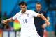 Jun 22, 2014; Manaus, Amazonas, BRAZIL; USA forward Chris Wondolowski moves the ball against Portugal during the 2014 World Cup at Arena Amazonia. The game ended in a 2-2 draw. Mandatory Credit: Mark J. Rebilas-USA TODAY Sports