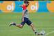 SAO PAULO, BRAZIL - JUNE 11: Graham Zusi of the United States runs drills during their training session at Sao Paulo FC on June 11, 2014 in Sao Paulo, Brazil. (Photo by Kevin C. Cox/Getty Images)
