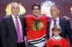 PHILADELPHIA, PA - JUNE 27: Nick Schmaltz is selected twentieth overall by the Chicago Blackhawks in the first round of the 2014 NHL Draft at the Wells Fargo Center on June 27, 2014 in Philadelphia, Pennsylvania. (Photo by Bruce Bennett/Getty Images)