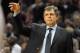 PORTLAND, OR - MAY 2: Kevin McHale of the Houston Rockets signals to his team in the first quarter of Game Six of the Western Conference Quarterfinals against the Portland Trail Blazers during the 2014 NBA Playoffs at the Moda Center on May 2, 2014 in Por