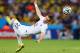 RIO DE JANEIRO, BRAZIL - JUNE 25: Morgan Schneiderlin of France falls after a challenge during the 2014 FIFA World Cup Brazil Group E match between Ecuador and France at Maracana on June 25, 2014 in Rio de Janeiro, Brazil. (Photo by Jamie Squire/Getty Im