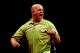 LONDON, ENGLAND - MAY 22: Michael van Gerwen of the Netherlands celebrates winning a leg during the McCoys Premier League Darts Play-Offs Semi Final match between Michael van Gerwen and Gary Anderson at O2 Arena on May 22, 2014 in London, England. (Photo