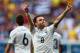 BRASILIA, BRAZIL - JUNE 30: Mathieu Valbuena of France celebrates his team's secong goal on an own goal by Joseph Yobo of Nigeria (not pictured) during the 2014 FIFA World Cup Brazil Round of 16 match between France and Nigeria at Estadio Nacional on June