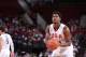 PORTLAND, OR - APRIL 12: Justise Winslow #10 of Team USA shoots the ball against the World Team on April 12, 2014 at the Moda Center Arena in Portland, Oregon. NOTE TO USER: User expressly acknowledges and agrees that, by downloading and or using this ph