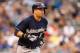 Jun 22, 2014; Denver, CO, USA; Milwaukee Brewers third baseman Aramis Ramirez (16) during the fourth inning against the Colorado Rockies at Coors Field. Mandatory Credit: Chris Humphreys-USA TODAY Sports