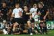 Andy Ellis clears the ball from the ruck during the 2011 Rugby World Cup Final.