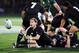 Ellis with a dive-pass against the Springboks during the 2008 Tri-Nations.