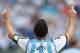 PORTO ALEGRE, BRAZIL - JUNE 25: Lionel Messi of Argentina celebrates scoring his team's second goal and his second of the game during the 2014 FIFA World Cup Brazil Group F match between Nigeria and Argentina at Estadio Beira-Rio on June 25, 2014 in Port