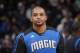 OAKLAND, CA - MARCH 18: Jameer Nelson #14 of the Orlando Magic warms up before a game against the Golden State Warriors on March 18, 2014 at Oracle Arena in Oakland, California. NOTE TO USER: User expressly acknowledges and agrees that, by downloading and