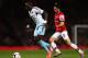 LONDON, ENGLAND - APRIL 15: Mohamed Diame of West Ham United is evades Mikel Arteta of Arsenal (R) during the Barclays Premier League match between Arsenal and West Ham United at Emirates Stadium on April 15, 2014 in London, England. (Photo by Paul Gilh