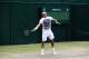 LONDON, ENGLAND - JULY 05: Roger Federer of Switzerland during a practice session on day twelve of the Wimbledon Lawn Tennis Championships at the All England Lawn Tennis and Croquet Club on July 5, 2014 in London, England. (Photo by Jan Kruger/Getty Ima