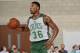 ORLANDO, FL - JULY 5: Marcus Smart #36 of the Boston Celtics drives against the Miami Heat on July 5, 2014 at Amway Center in Orlando, Florida. NOTE TO USER: User expressly acknowledges and agrees that, by downloading and or using this photograph, User is