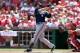 CINCINNATI, OH - JULY 05: Ryan Braun #8 of the Milwaukee Brewers strikes out in the first inning during the game against the Cincinnati Reds at Great American Ball Park on July 5, 2014 in Cincinnati, Ohio. (Photo by Andy Lyons/Getty Images)