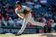 WASHINGTON, DC - APRIL 27: Huston Street #16 of the San Diego Padres pitches in the ninth inning against the Washington Nationals at Nationals Park on April 27, 2014 in Washington, DC. (Photo by Greg Fiume/Getty Images)
