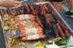 Bacon-wrapped hot dogs