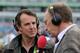 LEEDS, ENGLAND - JUNE 20: Former England cricketer Graeme Swann speaks with Test Match Special commentators Jonathan Agnew and Michael Vaughan ahead of day one of 2nd Investec Test match between England and Sri Lanka at Headingley Cricket Ground on June