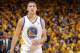 OAKLAND, CA - MAY 1: Klay Thompson #11 of the Golden State Warriors in a game against the Los Angeles Clippers in Game Six of the Western Conference Quarterfinals during the 2014 NBA Playoffs at Oracle Arena on May 1, 2014 in Oakland, California. NOTE TO