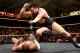 Bull Dempsey drops an elbow onto Angelo Dawkins.