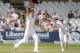 NOTTINGHAM, ENGLAND - JULY 13: England captain Alastair Cook celebrates dismissing Ishant Sharma of India during day five of 1st Investec Test match between England and India at Trent Bridge on July 13, 2014 in Nottingham, England. (Photo by Gareth Copl