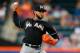 NEW YORK, NY - JULY 11: Henderson Alvarez #37 of the Miami Marlins pitches in the first inning against the New York Mets at Citi Field on July 11, 2014 in the Flushing neighborhood of the Queens borough of New York City. (Photo by Mike Stobe/Getty Image