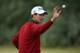 HOYLAKE, ENGLAND - JULY 16: Adam Scott of Australia catches a ball on the range during a practice round prior to the start of The 143rd Open Championship at Royal Liverpool on July 16, 2014 in Hoylake, England. (Photo by Andrew Redington/Getty Images)