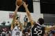 Jones (right) with the Kings at the Las Vegas Summer League