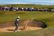 McIlroy's second-round problems at the Scottish Open included landing in this bunker.