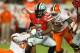 Braxton Miller was constantly under pressure in Clemson's Orange Bowl victory over Ohio State.