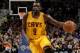 CLEVELAND, OH - FEBRUARY 23: Luol Deng #9 of the Cleveland Cavaliers handles the ball against the Washington Wizards at The Quicken Loans Arena on February 23, 2014 in Cleveland, Ohio. NOTE TO USER: User expressly acknowledges and agrees that, by downloa