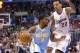 LOS ANGELES, CA - APRIL 15: Aaron Brooks #0 of the Denver Nuggets drives past Matt Barnes #22 of the Los Angeles Clippers at Staples Center on April 15, 2014 in Los Angeles, California. NOTE TO USER: User expressly acknowledges and agrees that, by downl