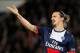 PARIS, FRANCE - MAY 07: Zlatan Ibrahimovic of PSG reacts to a missed chance on goal during the Ligue 1 match between Paris Saint-Germain FC and Stade Rennais FC at Parc des Princes on May 7, 2014 in Paris, France. (Photo by Dean Mouhtaropoulos/Getty Ima