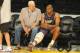 LOS ANGELES, CA - JUNE 2: Head coach Phil Jackson and Andrew Bynum #17 of the Los Angeles Lakers talk during practice in preparation for Game One of the NBA Finals against the Boston Celtics at Staples Center on June 2, 2010 in Los Angeles, California. N