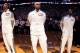 MIAMI, FL - JUNE 9: Miami Heat players, from left, Chris Bosh #1, LeBron James #6 and Dwyane Wade #3 listen to the National Anthem before playing against the San Antonio Spurs during Game Two of the 2013 NBA Finals on June 9, 2013 at American Airlines Are