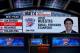 NEW YORK, NY - JUNE 26: A video screen shows the selection of Josh Huestis of Stanford as the #29 overall pick in the first round by the Oklahoma City Thunder during the 2014 NBA Draft at Barclays Center on June 26, 2014 in the Brooklyn borough of New Yo