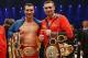 King of the World: Wladimir Klitschko (left) with brother Vitali