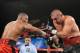 Mike Perez punishes Magomed Abdusalamov.