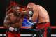 Mike Perez catches Magomed Abdusalamov with a punishing left jab.
