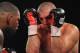 Abdusalamov tries to protects himself.