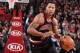PORTLAND, OR - NOVEMBER 22: Derrick Rose #1 of the Chicago Bulls drives to the basket against the Portland Trail Blazers on November 22, 2013 at the Moda Center Arena in Portland, Oregon. NOTE TO USER: User expressly acknowledges and agrees that, by downl
