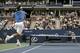 Roger Federer wins the mens final against Andy Roddick at the 2006 US Open at the USTA National Tennis Center in Flushing Queens, NY on September 9, 2006. (Photo by Mike Ehrmann/Getty Images)