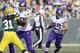 GREEN BAY, WI - NOVEMBER 24: Davon House #31 of the Green Bay Packers is blocked as Toby Gerhart #32 of the Minnesota Vikings runs the ball at Lambeau Field on November 24, 2013 in Green Bay, Wisconsin. (Photo Tom Lynn /Getty Images)